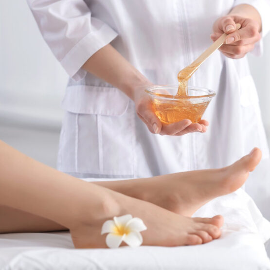 Hair removal with gentle natural wax